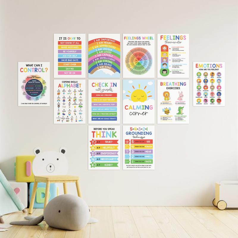 Calming Posters 12 Piece Set
